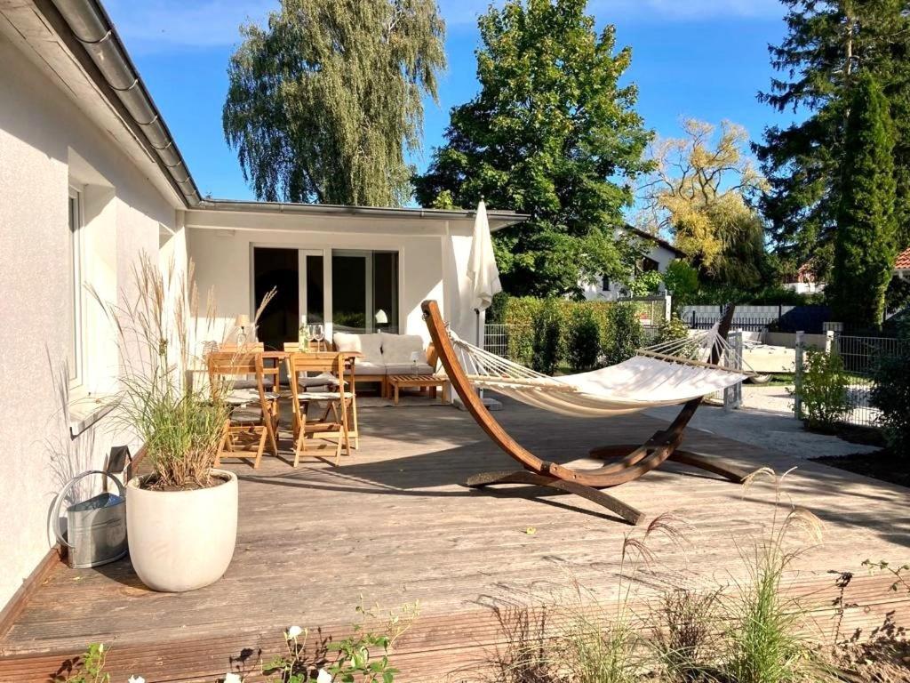 Moderner Bungalow Im Seebad Bansin, 200 Meter Zum Strand Heringsdorf  Esterno foto
